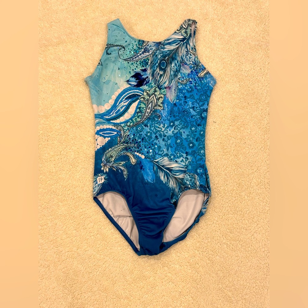 Sylvia P Deep Sea Leotard, size 10.